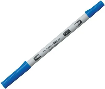 Produktbild von Dual-Fasermaler ABT Pro Keilspitze/Pinselspitze Alkoholbasis cyan
