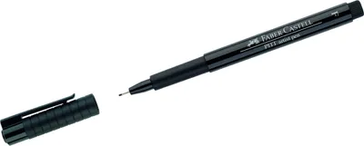 Produktbild von Tuschestift Pitt Artist Pen Spitze: F schwarz Packung mit 5 Stück