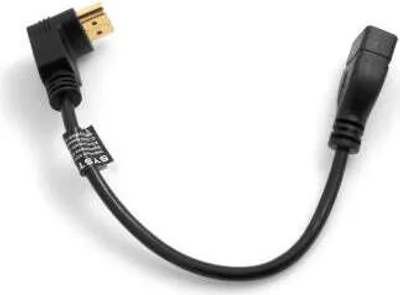 Produktbild von SYSTEM-S 53942634, 0,22 m, HDMI Typ A (Standard), HDMI Typ A (Standard), Schwarz
