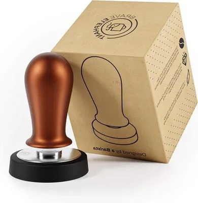 Immagine prodotto di Famanu Tamper da 58 mm con Tampermat – Tamper per baristi con regolazione della pressione