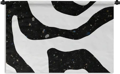 Produktbild von MuchoWow® Wandteppich Wandbehang Abstrakt - Minimalismus - Design 90x60 cm Tapisserie Dekoration Wandtuch - Wandskulpturen - Bildteppich