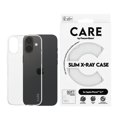 Obrázok produktu pre PanzerGlass CARE™ by ® X-Ray Case iPhone 16 Plus, Ochranný obal, Apple, Apple - iPhone 16 Plus, Priehľadná