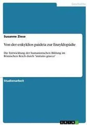 Produktbild von Von der enkyklios paideia zur Enzyklopädie
