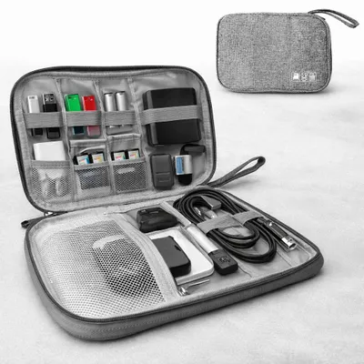 Produktbild von Reise-Organizer-Tasche für Kabel und Ladegeräte