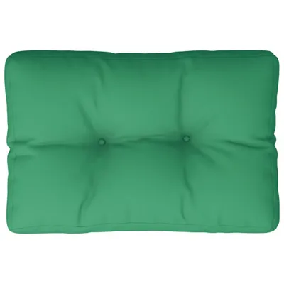 Obrázok produktu pre vidaXL Vankúš z palety zelený 60x40x12 cm Látka