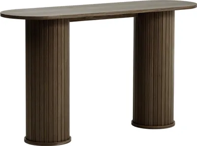 Produktbild von Konsolentisch >NOLA< in Eiche Smoked , MDF furniert - 130x75x40cm (BxHxT)