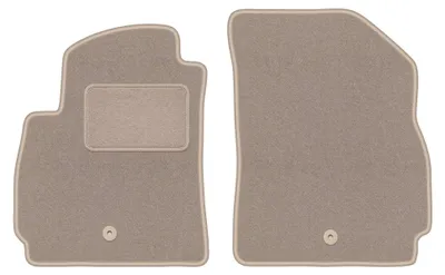 Image de Tapis avant en moquette pour CHevrolet Orlando I 2011-2015 (7 places) – 2 pièces, beiges, sur mesure – Wielganizator LUX