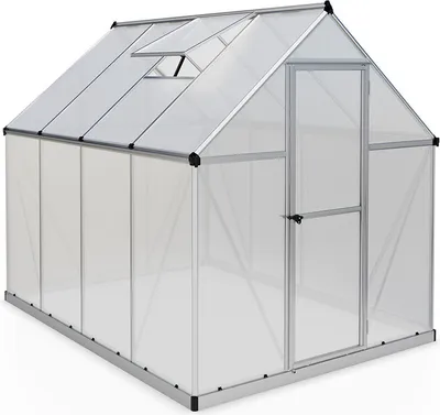 Produktbild von Palram - Canopia Aluminium Gewächshaus Mythos 68 Silber 247x185x208 cm