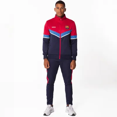 Zdjęcie produktu dla Dres treningowy FC Barcelona męski - rozmiar L - dres do treningu piłkarskiego - dla dorosłych - piłka nożna