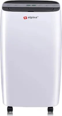 Produktbild von JUNG Alpina Luftentfeuchter elektrisch 220W, Raumentfeuchter Extra leise, Räume bis 100M³, Entfeuchter Wohnung - Schlafzimmer, Wohnzimmer usw, Timer