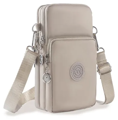 Produktbild von Umhängetasche Schultertasche Crossbody-Tasche - Klein - Verstellbarer Riemen - Schwarz