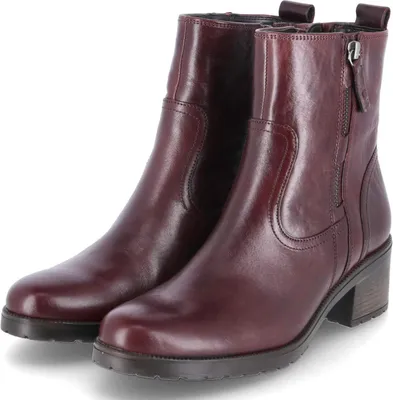 Produktbild von Gabor Damen Stiefeletten/ Ankle Boots Weinrot Glattleder Größe: 38