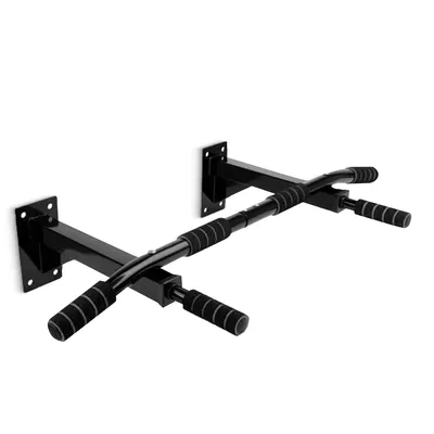 Produktbild von 4FIZJO 92×50×18 cm Wand-Klimmzugstange 3 Griffvarianten, bis 250 kg, inkl. Wandmontage, rutschfeste Griffe