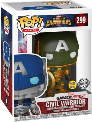 Produktbild von Marvel Contest Of Champions - Civil Warrior 299 Exclusive Glows in the Dark - Fu