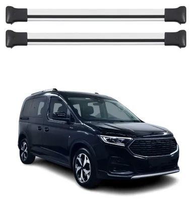Image de Barres de toit transversales pour Ford Tourneo Connect 2021-2025 Alu Gris