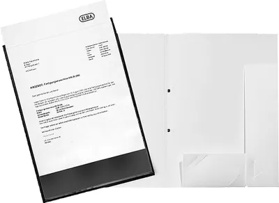 Produktbild von Oxford 100420932, A4, Polyvinylchlorid (PVC), Schwarz, 30 Blätter, 210 mm, 297 mm