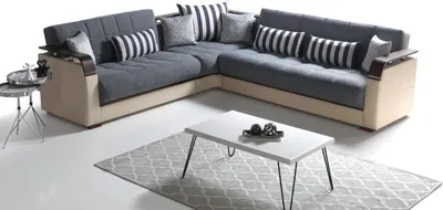 Produktbild von Wohnzimmer Ecksofa L-Form Modern Luxus Sofa Corner