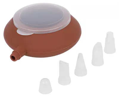 Macaron Backset Silikon, 1 Stück, mit 4 Tüllen