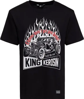 Produktbild von King Kerosin T-Shirt - Chrome won't get you home Schwarz M