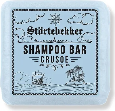 Produktbild von Störtebekker Festes Shampoo Crusoe - Handgefertigtes, veganes Shampoo für Herren & Damen - Wohlduftende Duschpflege für Haut und Haar