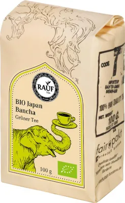 Produktbild von Rauf Tee Grüner Tee Japan Bancha Bio
