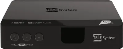 Produktbild von TELE System TS9018HEVC Kábel, Ethernet (RJ-45) Full HD Black