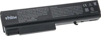 Produktbild von vhbw Akku kompatibel mit HP EliteBook 6930, 8440W, 8440p, 6930p Notebook (5200 mAh, 10,8 V, Li-Ion)