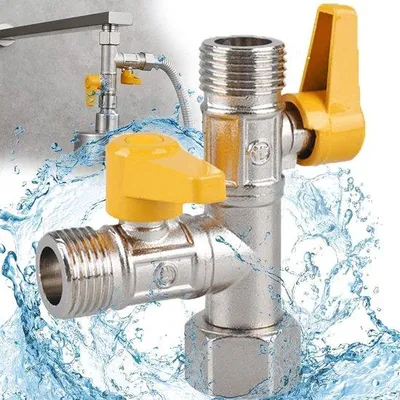 Obrázek produktu pro Třícestný směšovací ventil z mosazi pro koupelny a kuchyně