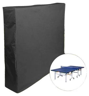 Obrázok produktu pre Kryt na stolnotenisový stôl, odolná nepremokavá tkanina, 274 x 152 x 76 cm, odolný voči UV žiareniu, odolný proti pretrhnutiu, nastaviteľné popruhy