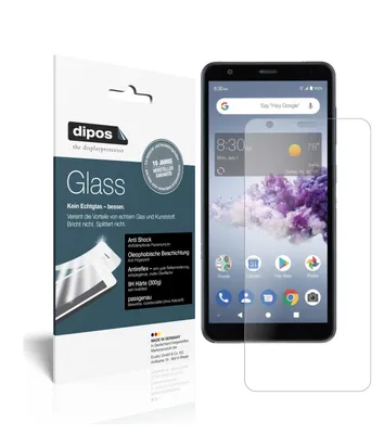 Produktbild von 2x Schutzfolie für ZTE Blade A3 Prime matt - Anti-Shock 9H Folie dipos Glass Kunststoffglas