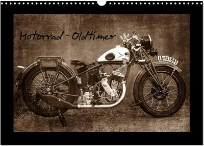 Produktbild von Motorrad Oldtimer (Wandkalender 2025 DIN A3 quer), CALVENDO Monatskalender