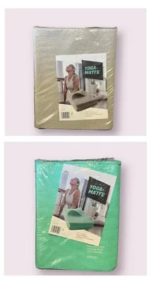 Produktbild von Yoga-Matte Faltbar platzsparend langlebig rutschfest pflegeleicht PVC, Farbe:Grün