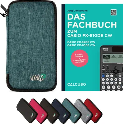 Produktbild von CALCUSO Zubehör Standardpaket Türkis kompatibel für Taschenrechner Casio FX-85DE CW
