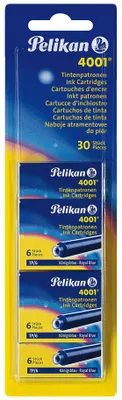 Image de Pelikan Tintenpatrone 4001 TP/5  Königsblau 5Stück