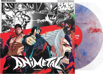 Obrázek produktu pro Within Destruction: Animetal (Limited Edition) (Clear w/ Red, White & Blue Marbled Vinyl)