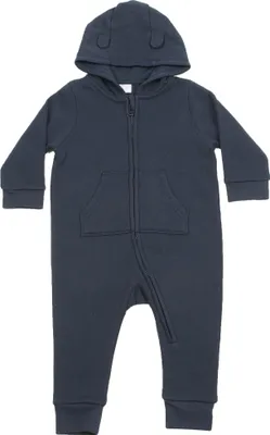 Produktbild von Larkwood Baby Unisex Fleece Onesie RW3921 (12-18 Monate (74-80)) (Marineblau)
