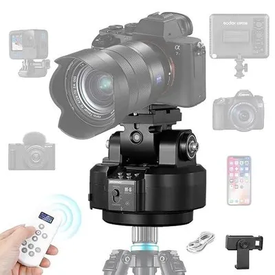 Zdjęcie produktu dla Głowica statywu motoryzowana 360 z ai tracking do telefonu