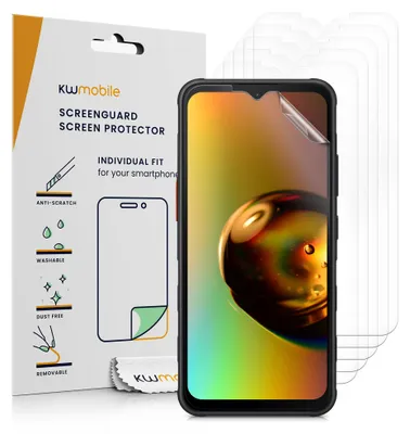 Produktbild von kwmobile 6x Displayschutzfolie kompatibel mit Samsung Galaxy Xcover7 Folie - klare Schutzfolien Set in transparent