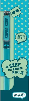 Immagine prodotto di Penna a sfera Pop Art - Super Capo - Be-Happy Gifts
