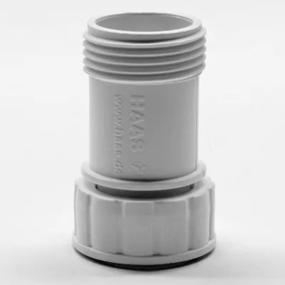 Produktbild von Haas Kunststoff Gewinde-Verlängerung 1 Zoll für Rohrbelüfter Spülensiphon