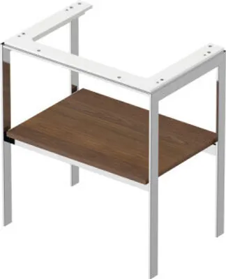 Produktbild von DURAVIT WT454007777 Metallkonsole bodenst. White Tulip
