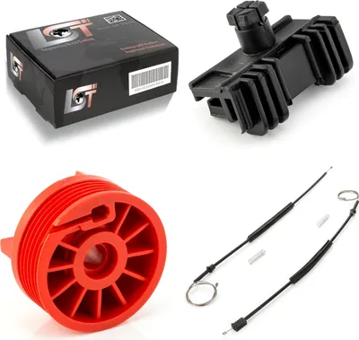 Produktbild von Fensterheber Reparatursatz Seilzug Rolle Gleitstück VL für PEUGEOT 106 4/5trg