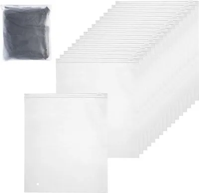 Produktbild von Wasserfeste Reisebeutel in Frostarbesterung - 40 x 30 cm - Wiederverwendbare Durchreisebeutel - 30 Stück