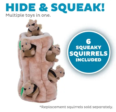 Image de Jouet en peluche pour chien Outward Hound « Hide A Squirrel », XL
