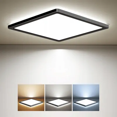 Zdjęcie produktu dla Lampa sufitowa LED-CCT 24W czarna