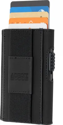 Obrázok produktu pre AdroitGoods Card Holder 7 Card Wallet - Držiak kreditnej karty s technológiou RFID - semišová koža - čierna