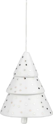 Produktbild von Räder Tannenglöckchen Silberpunkt D.5cm, H.6,5cm