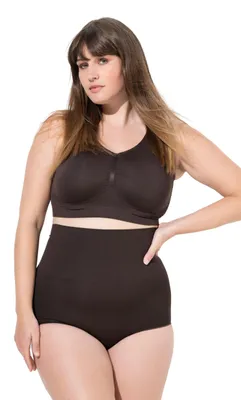 Produktbild von Ulla Popken Damen Miederhose pinienbraun 42+