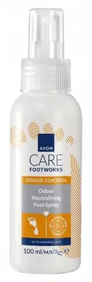 Image de AVON Spray rafraîchissant pour les pieds et les chaussures, neutralise les odeurs de transpiration, 100 ml
