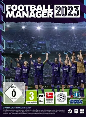 Produktbild von Football Manager 2023 (PC). Für Windows 10/11/MAC